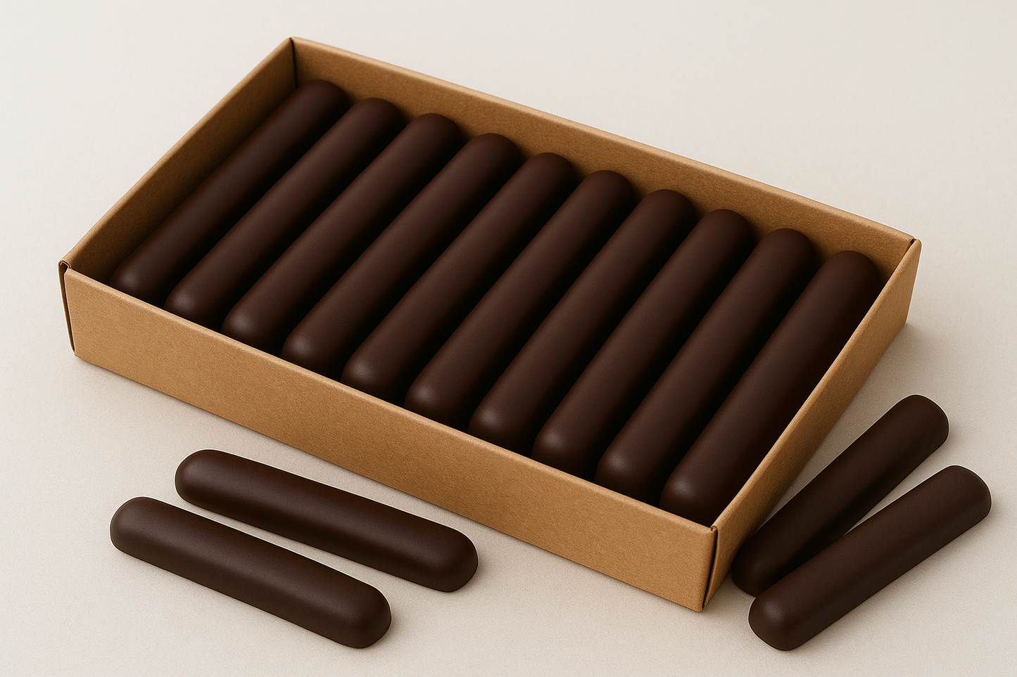 Bâtons de chocolat 58% cacao pour boulangerie et pâtisserie (1kg)